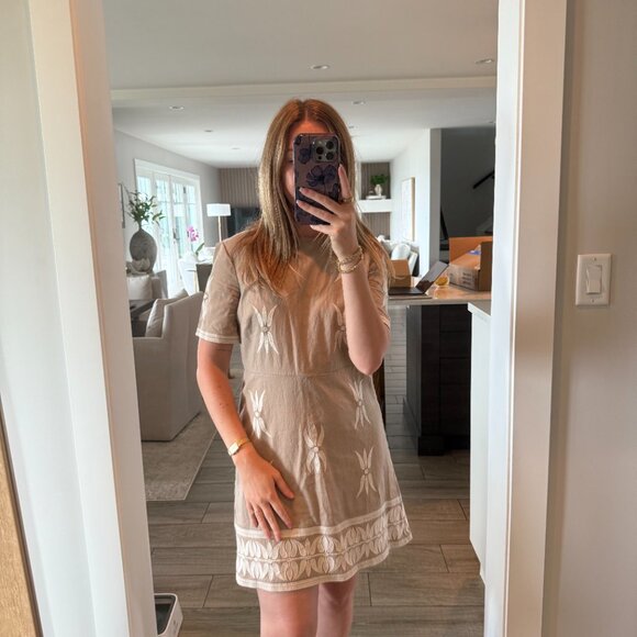 Zara | Linen Style Dress - Picture 1 of 5